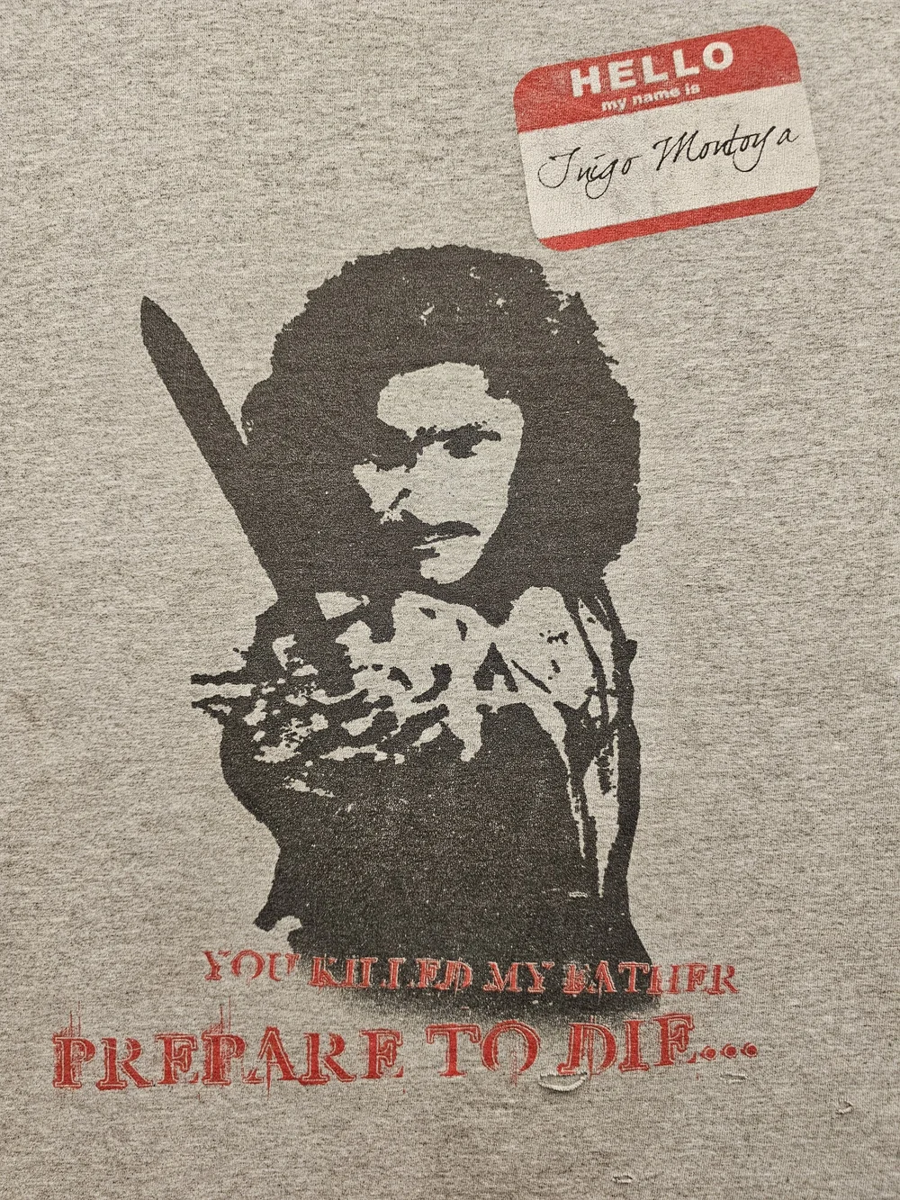 VINTAGE The Princess Bride Inigo Montoya Movie T-Shirt Steve & Barry’s - Picture 4 of 6